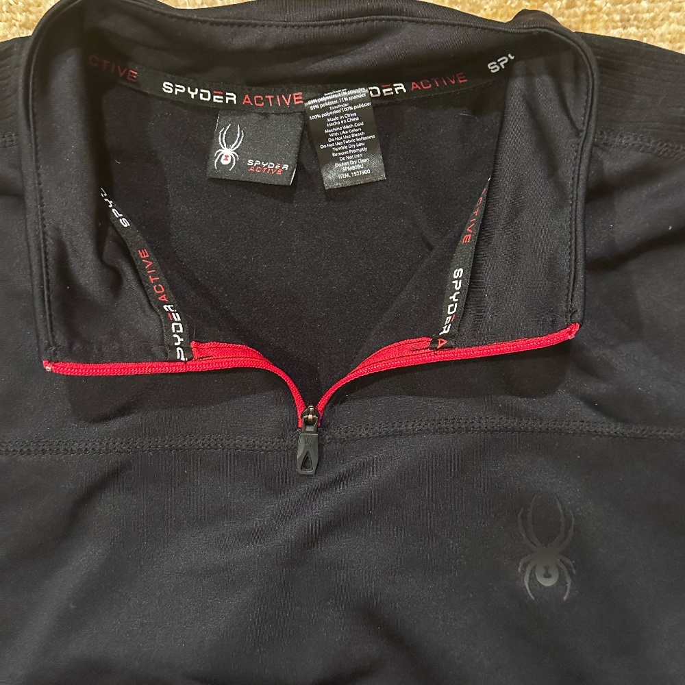 Spyder active 1/4 zip up men's M